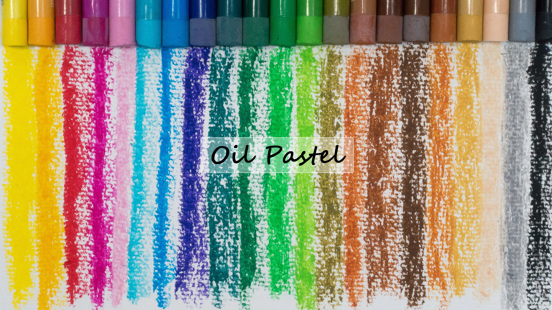 Crayon oil pastel vs Medium Well