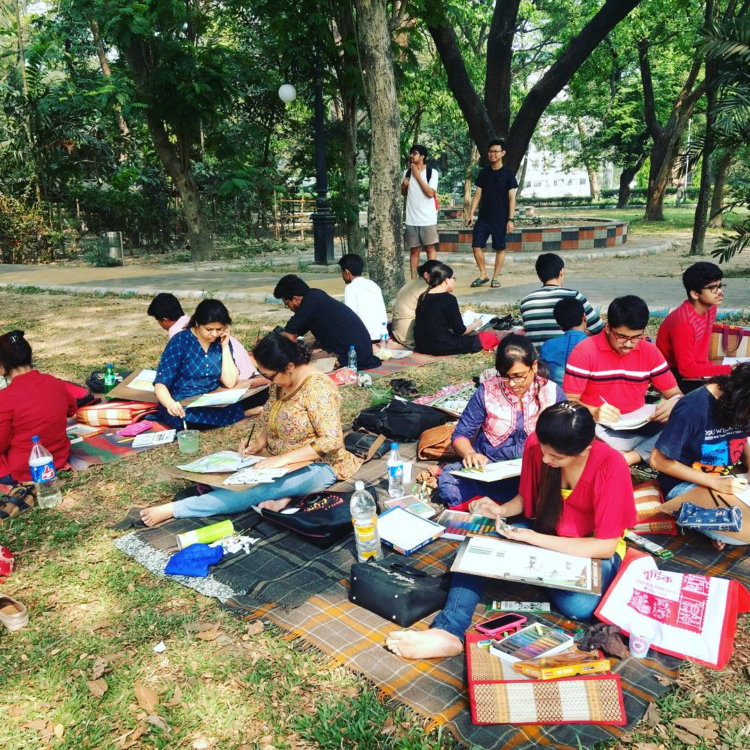 Outdoor Art Camp at Anthelion School of Art