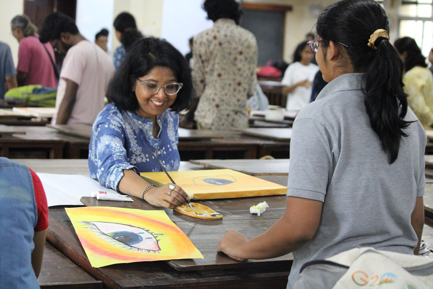 Creative Art Workshop by Anthelion School of Art at IIT Kharagpur (March'24) showcase for Affiliation Program.
